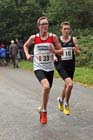 Dan Johnson (Gateshead Harriers) on the 4th leg of the senior mens 6 stage relay at the ERRA Mens 6 and Womens 4 Stage Road Relays, Sutton Park, Birmingham Road Relays.